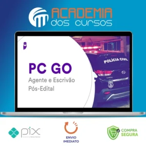 PC-GO (Agente e Escrivão) Pacote Completo - 2022 (Pós-Edital) - Estratégia Concursos
