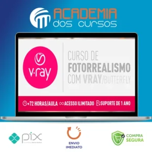 Curso Fotorrealismo com Vray Butterfly - Thi Lima