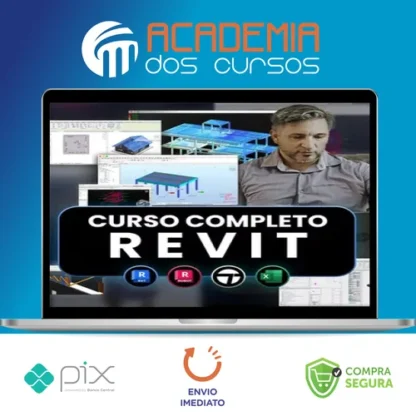 Curso Completo Revit Estrutural, Arquitetura, Robot Estrutural, Elétrica e Hidráulica + Bônus - Gerson Sydor