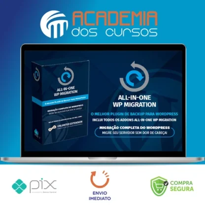 All in One WP Migration - v2.61 Unlimited Extension + todos os addons
