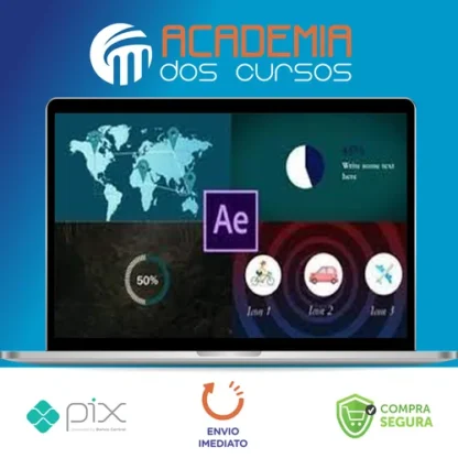 Adobe After Effects Infographics & Data Visualization - Nshuti Paulin [INGLÊS]