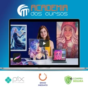 Retrato de Personagens Femininas com Procreate - Natália Dias