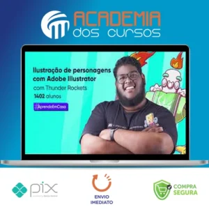 Crehana: Ilustração de Personagens com Illustrator - Thunder Rockets