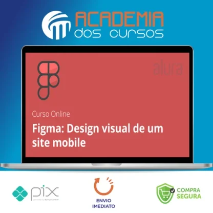 Alura: Figma, Design Visual de um Site Mobile - André Lisboa