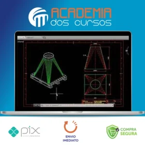 Traçado de Caldeiraria Essencial CAD 2D e 3D - Render