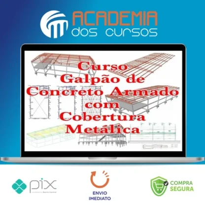 Cypecad: Barracão com Cobertura Metálica - Ítallo Bernardo