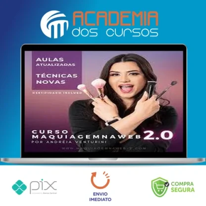 Curso Maquiagem Na Web - Andreia Venturini