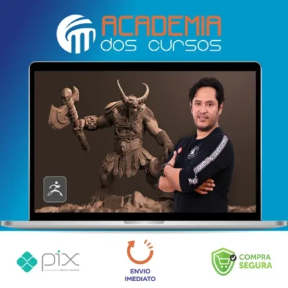 DOMESTIKA: Escultura Digital de Criaturas Fantásticas com o ZBrush - Luis Alberto Gayoso Berrospi [ESPANHOL]