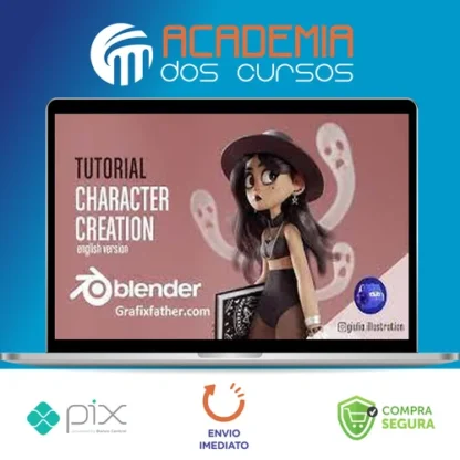 Gumroad: Character Creation in Blender - Giulia Marchetti [INGLÊS]