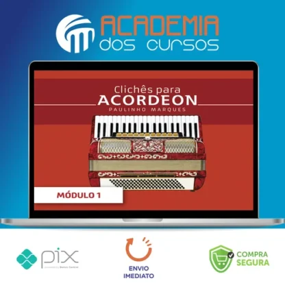 Curso de Acordeon Intermediário: Vol. 2 - Paulinho Marques