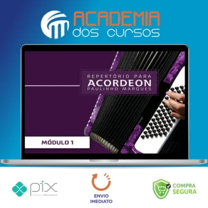 Curso de Acordeon Intermediário: Vol. 3 - Paulinho Marques