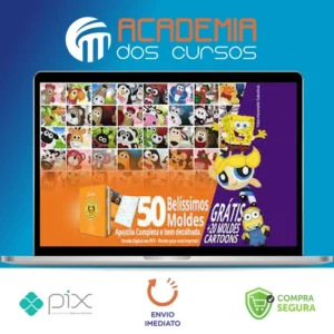 50 Moldes de Bichinhos Decorativos + Brinde - Autor Desconhecido