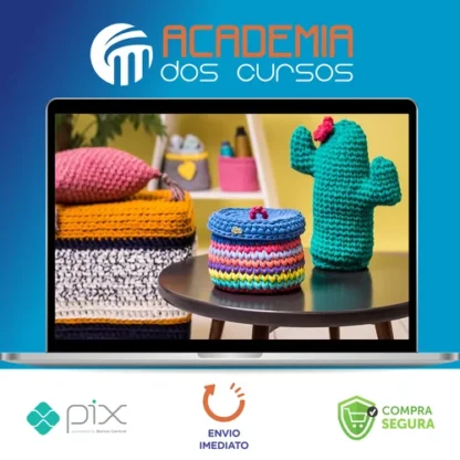 Eduk: Crochê Moderno Fio de Malha para Decoração - Nat Petry