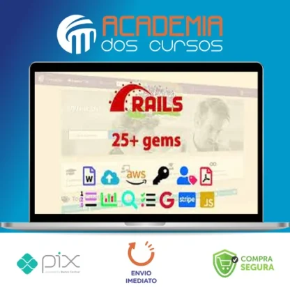 Ruby On Rails 6 Learn 25+ Gems and Build a Startup Mvp - Yaroslav Shmarov [Inglês]
