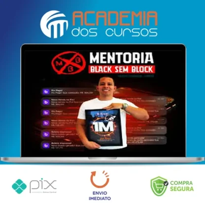 Mentoria Black Sem Block (Kwai Ads) - Wellington Crus